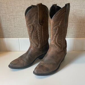 Double H Women’s Leather Cowboy Boots - Size 10M